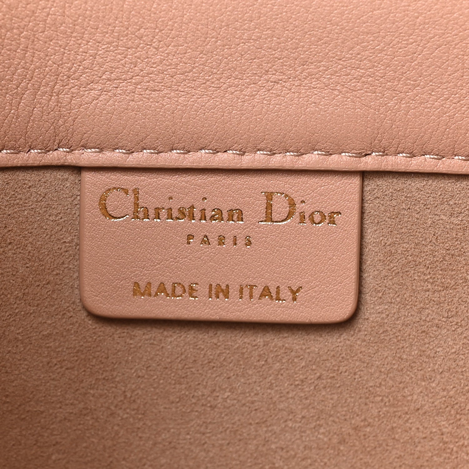 Christian Dior Calfskin Embossed Medium Book Tote Rose de Vents 5 of 9