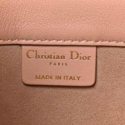 Christian Dior Calfskin Embossed Medium Book Tote Rose de Vents 5 of 9