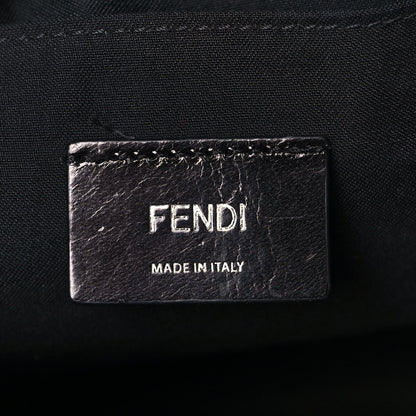 Fendi Vitello Monster Eyes Pouch Black Green 9 of 10