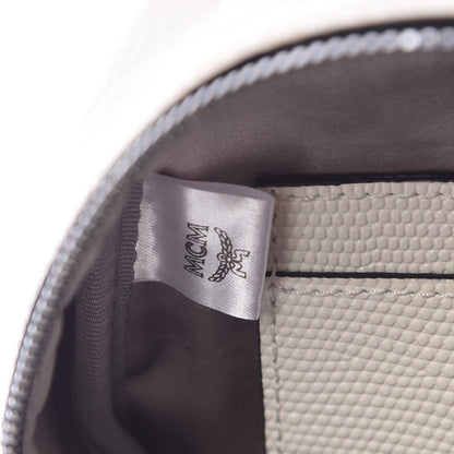 MCM Crocodile Swarovski Crystal X-Mini Bebe Boo Backpack White 6 of 6