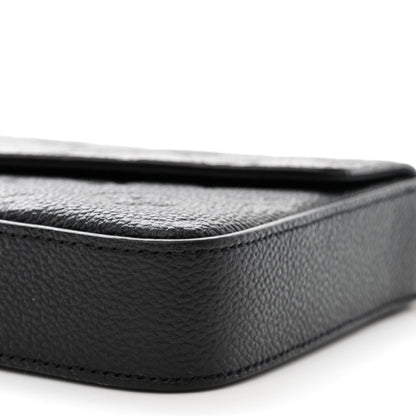 Louis Vuitton Empreinte Pochette Felicie Chain Wallet Black 13 of 13