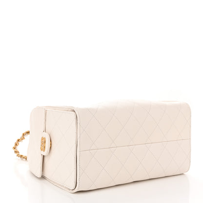 Chanel Caviar Quilted Small Chanel 25 Handbag White 8 of 19