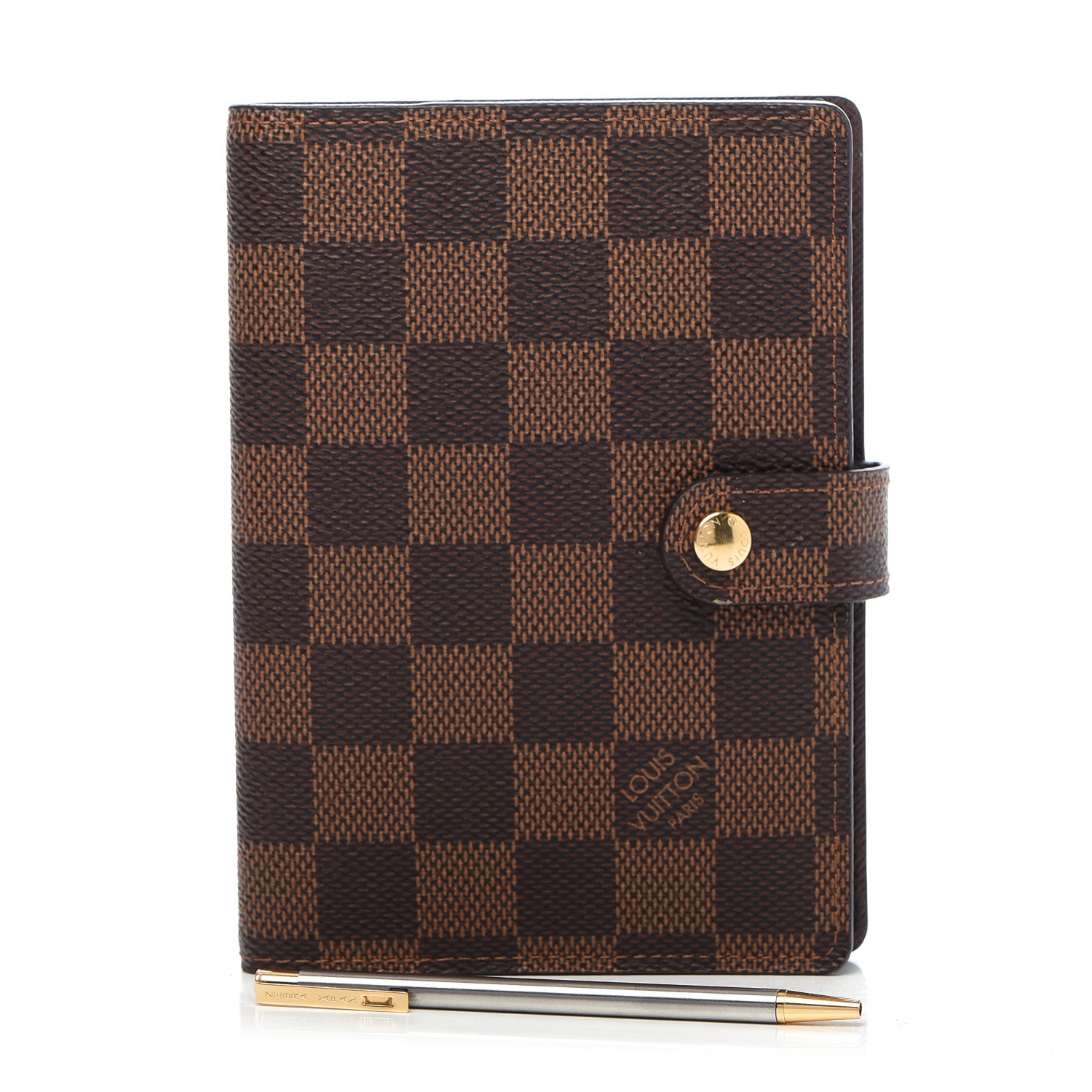 Louis Vuitton Damier Ebene Small Ring Agenda Cover 8 of 8