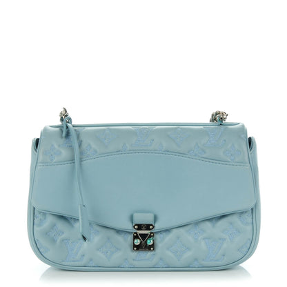 Louis Vuitton Lambskin Mama Broderie Pochette Blue 1 of 7