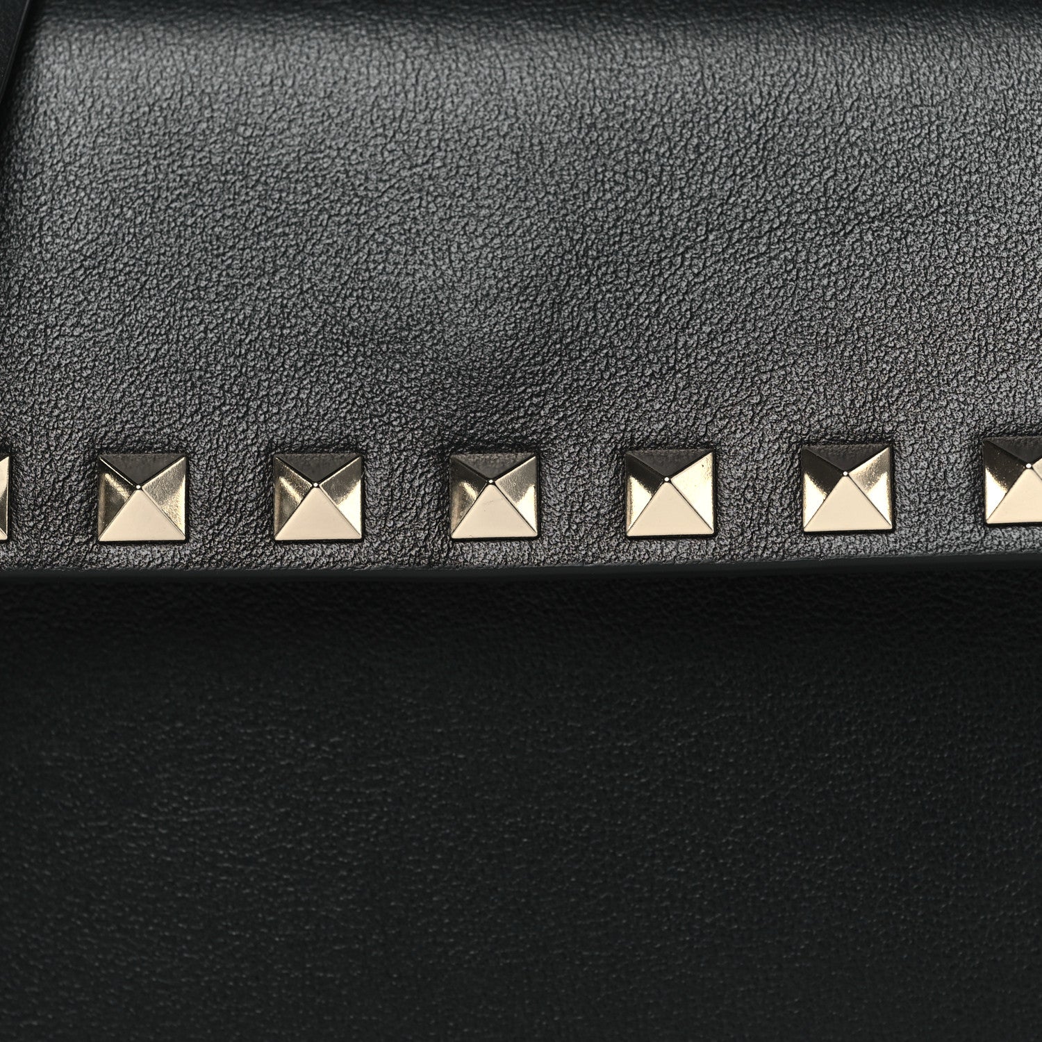 Valentino Garavani Vitello Rockstud Flap Crossbody Bag Black 7 of 9