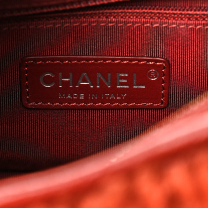 Chanel Shearling Small Gabrielle Hobo Red 6 of 11