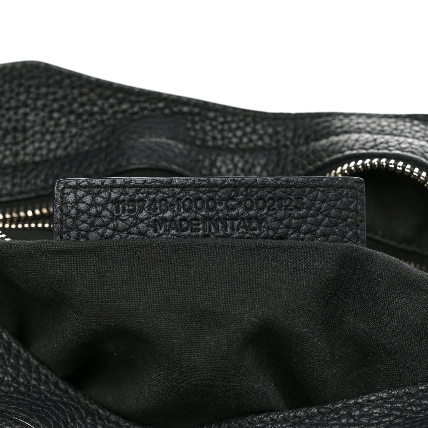 Vibrato Calfskin Classic Silver Hardware City Black