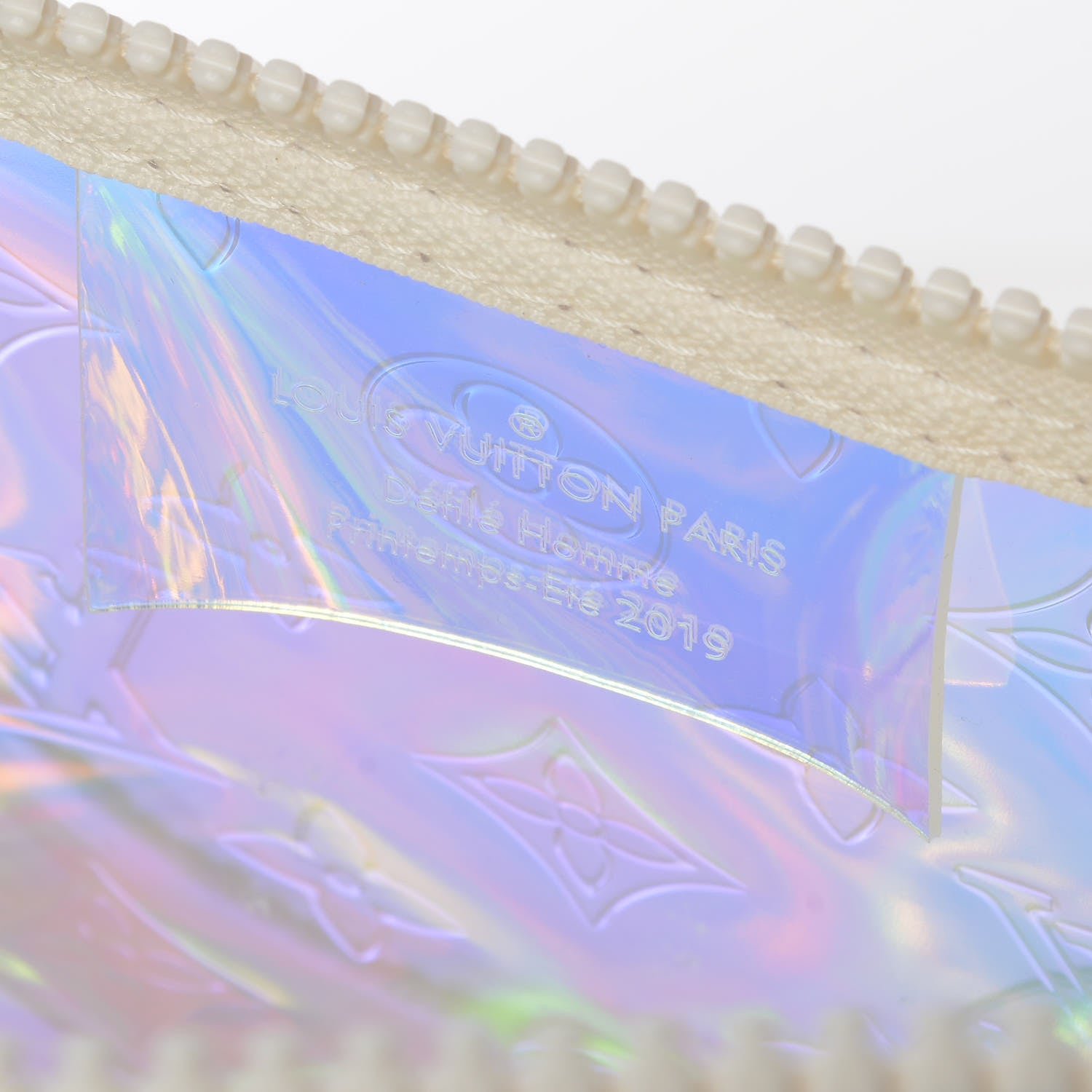 Louis Vuitton PVC Monogram Keepall Bandouliere 50 Iridescent Prism 7 of 10