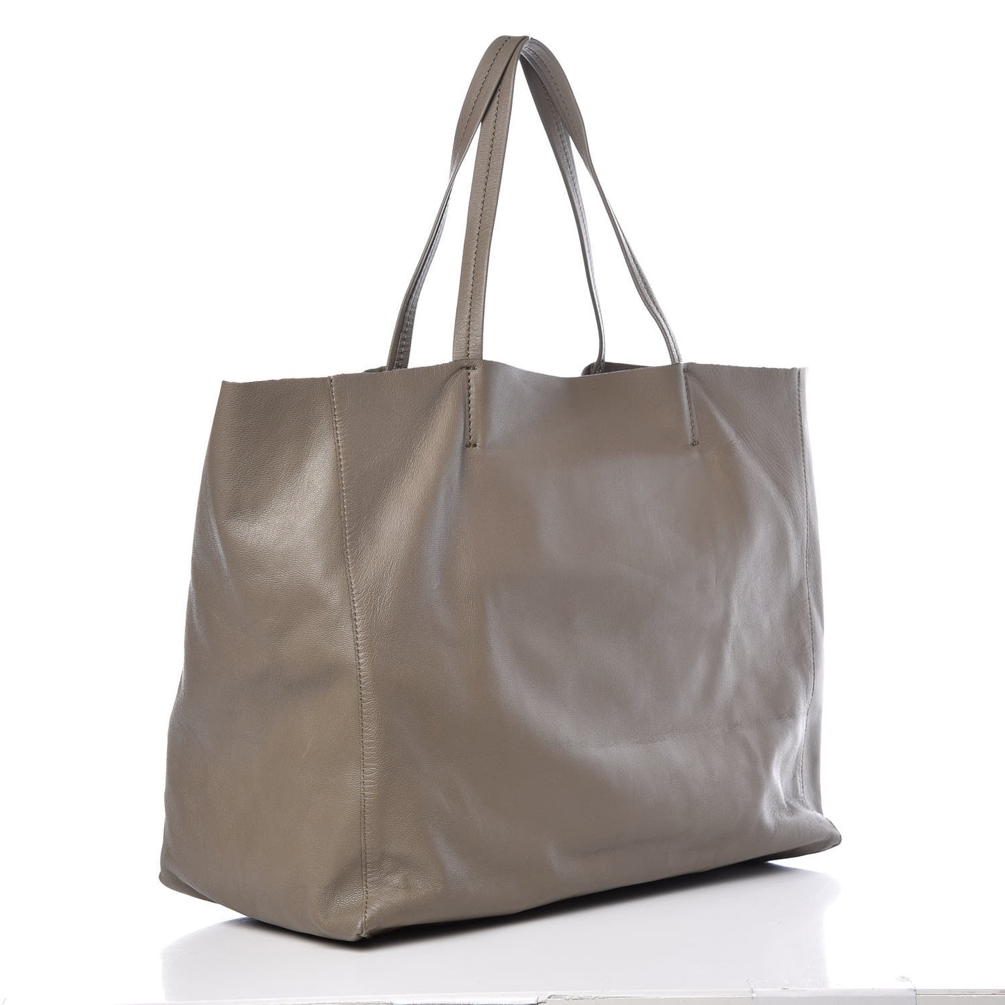 Lambskin Horizontal Cabas Grey