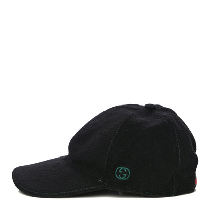 Gucci Cotton Web Interlocking G Baseball Hat S Black 3 of 8