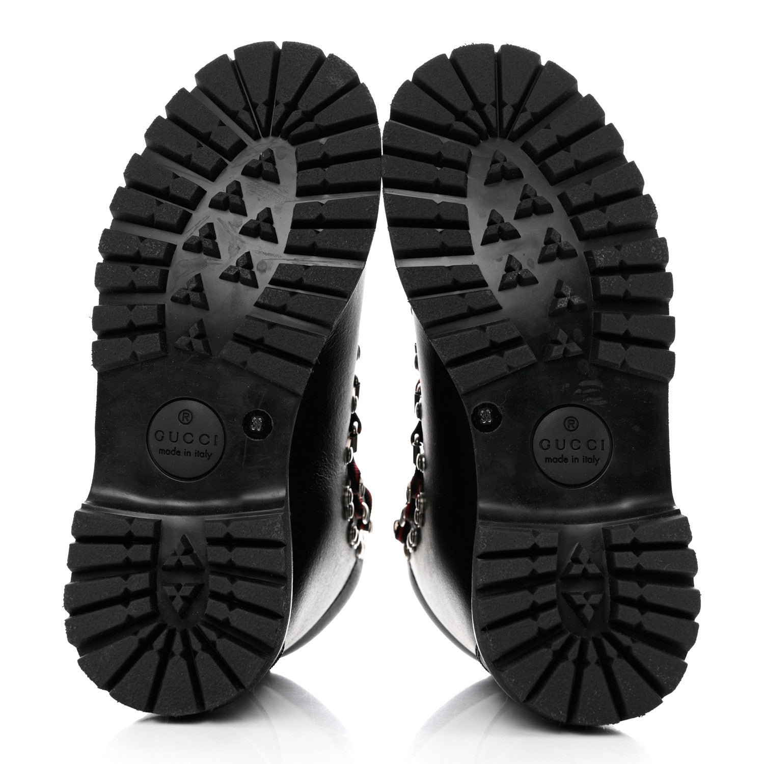 Gucci X THE NORTH FACE Calfskin Womens Hiking Ankle Boots 36 Black 5 of 9