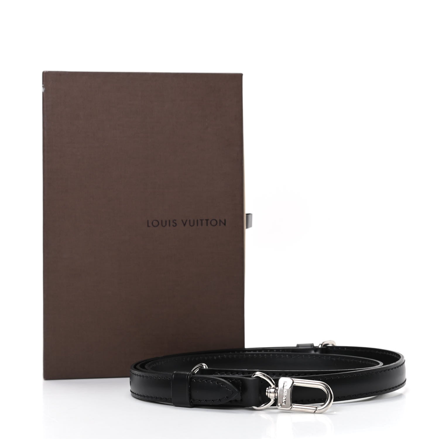 Louis Vuitton Calfskin Speedy Bandouliere Shoulder Strap Black 3 of 3