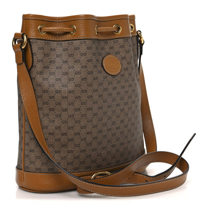 Gucci X DISNEY Mini Vintage GG Supreme Monogram Bucket Bag Beige Vintage Sun Oil 3 of 10