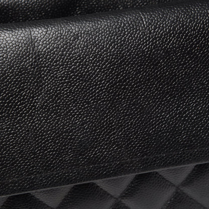 Chanel Caviar Quilted Maxi Double Flap Black 17 of 19