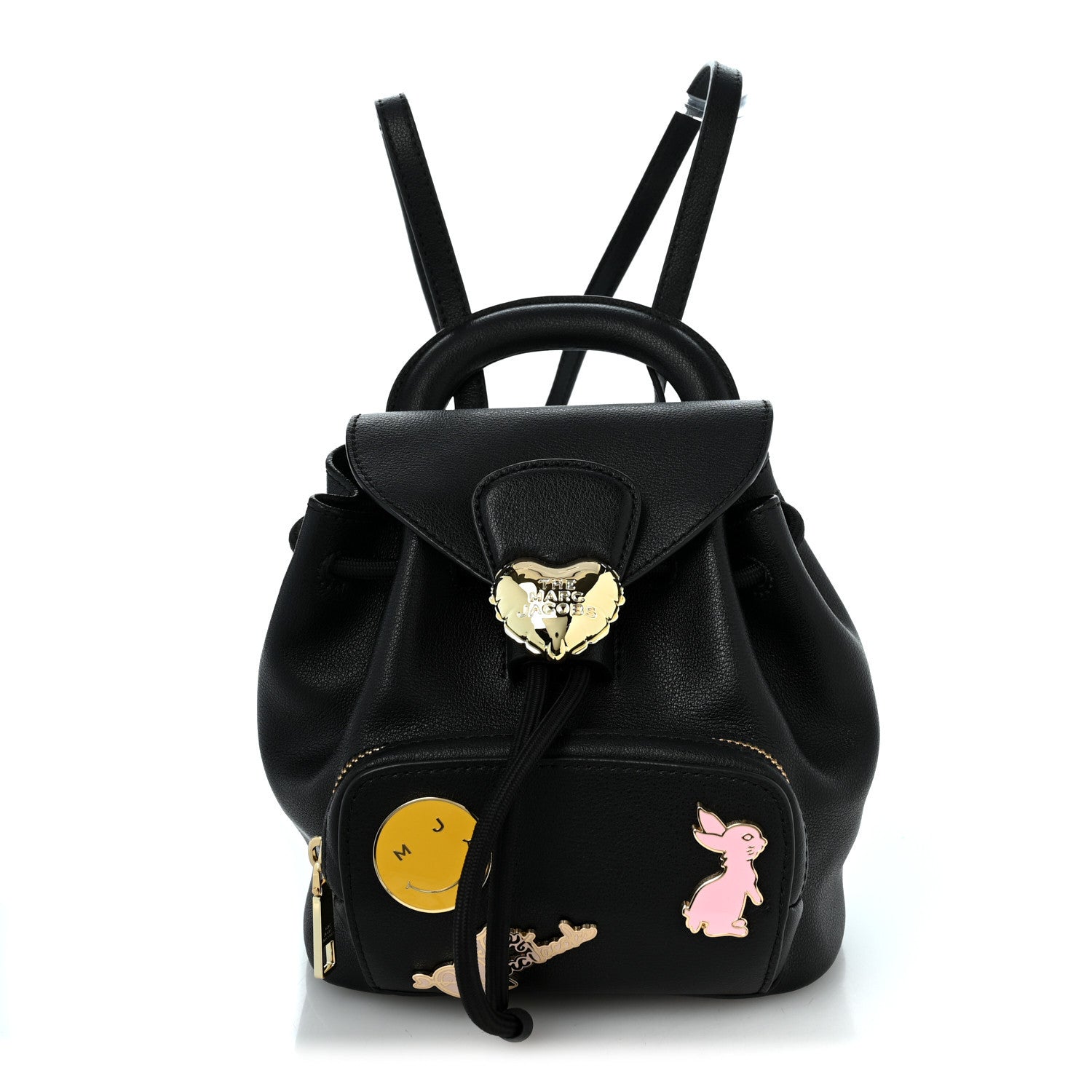 Marc Jacobs Calfskin The Bubble Backpack Black 1 of 9