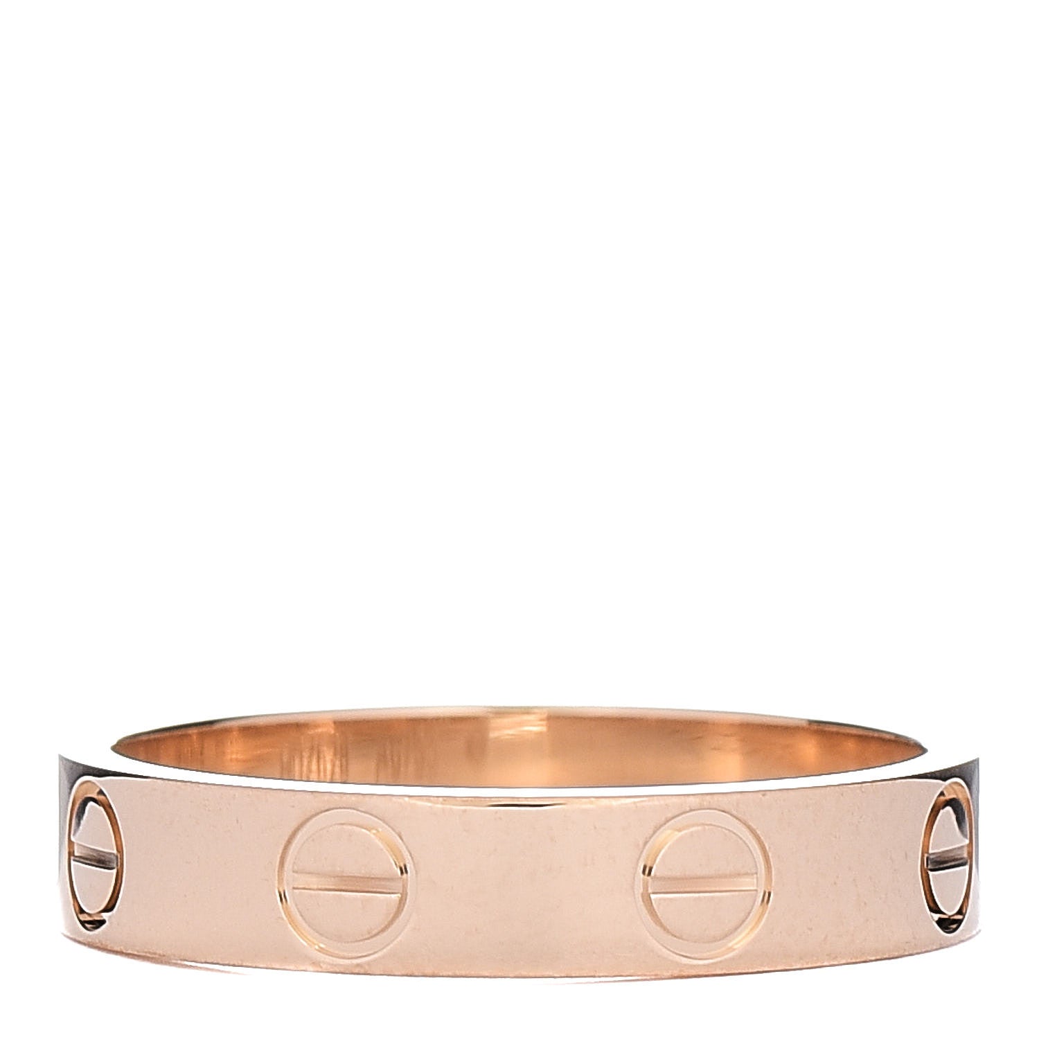 Cartier 18K Yellow Gold 3.5mm LOVE Wedding Band Ring 50 5.25 3 of 5