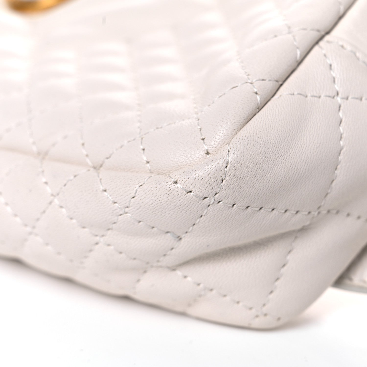 Versace Nappa Barocco Quilted Vanitas Medea Belt Bag White 9 of 23