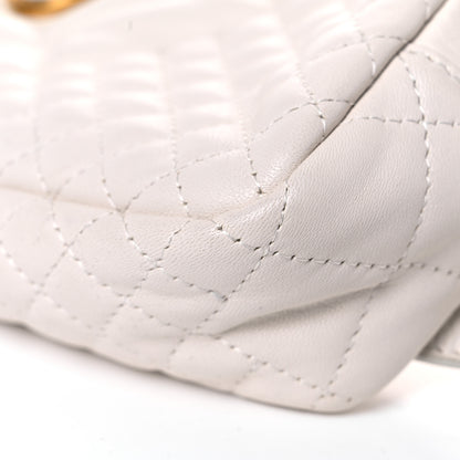 Versace Nappa Barocco Quilted Vanitas Medea Belt Bag White 9 of 23