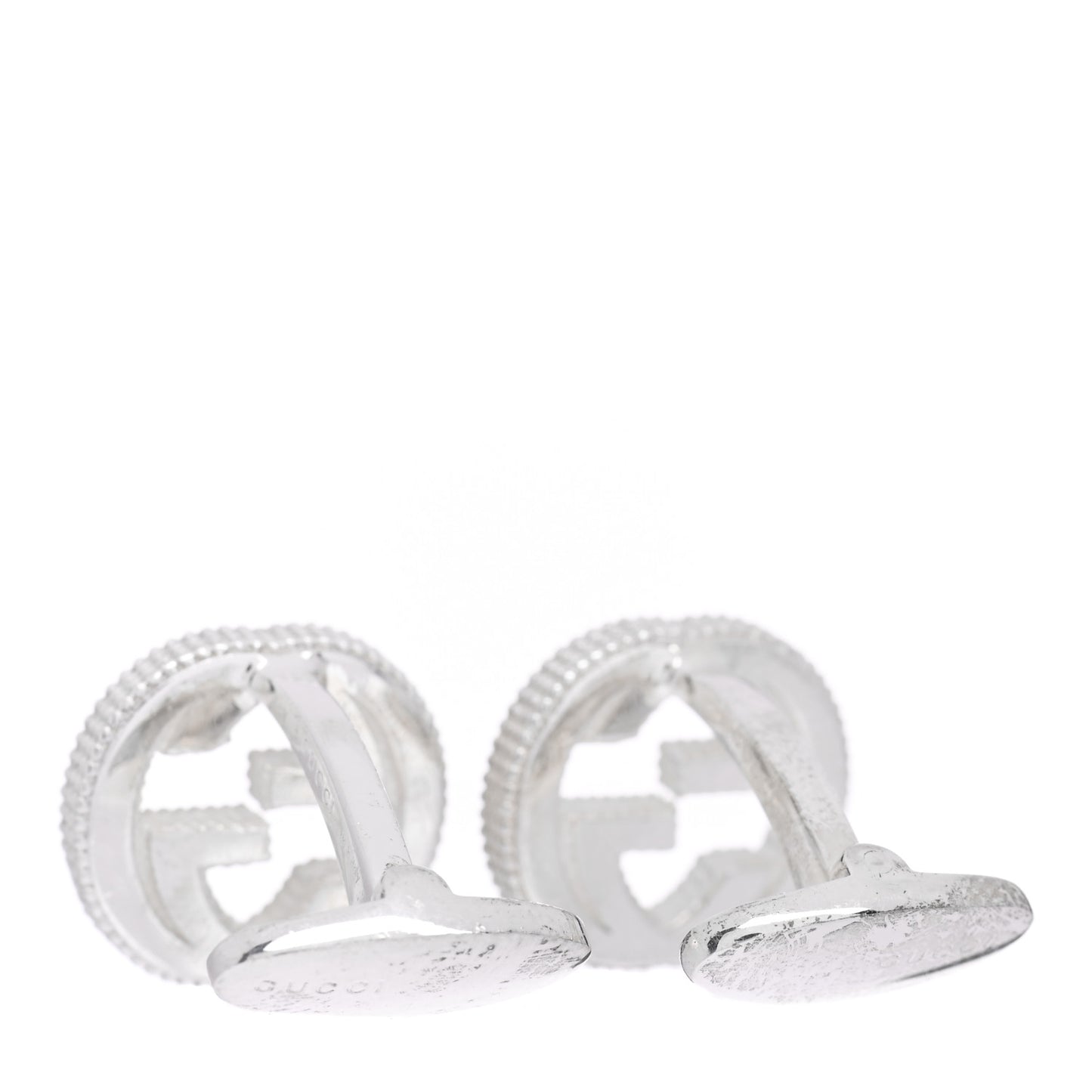 Sterling Silver Interlocking G Cufflinks