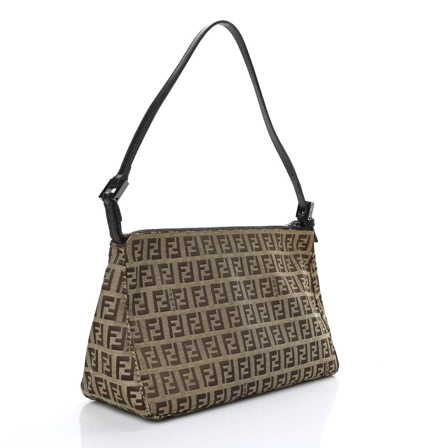 Fendi Zucchino Pochette Brown 3 of 8