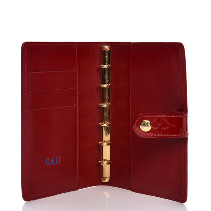 Louis Vuitton Vernis Small Ring Agenda Cover Pomme D'Amour 5 of 8