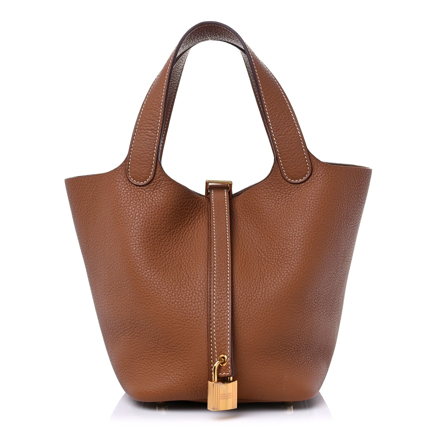 Hermes Taurillon Clemence Picotin Lock 18 PM Gold 1 of 10
