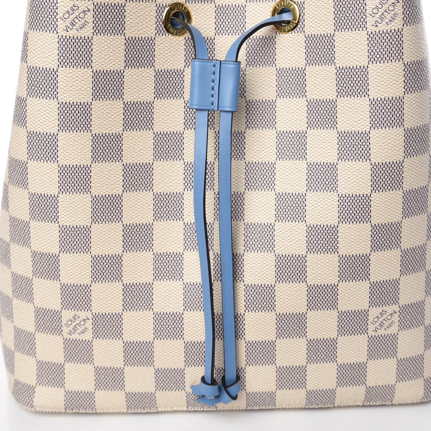 Damier Azur Neonoe MM Bleuet