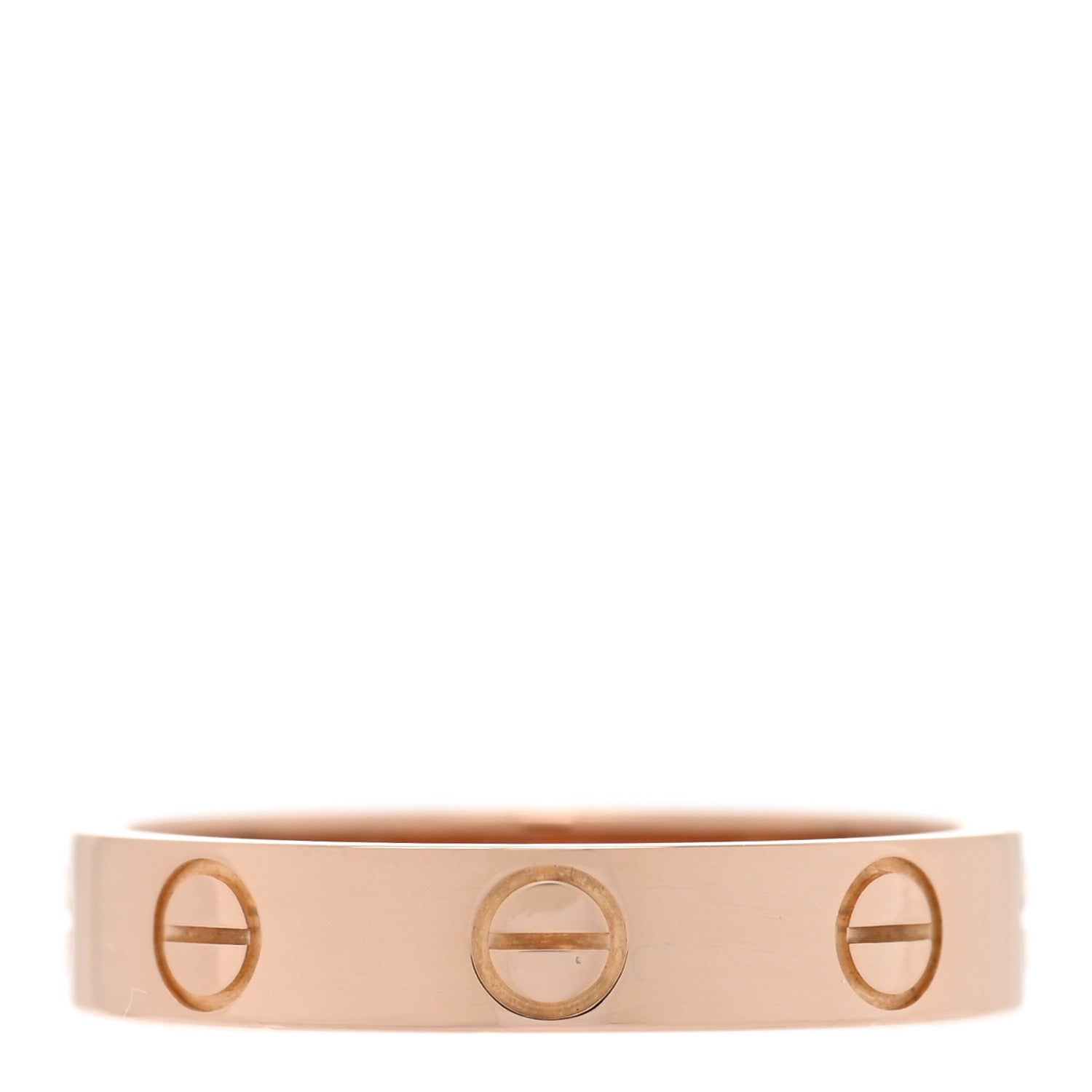 Cartier 18K Pink Gold 3.5mm LOVE Wedding Band Ring 51 5.75 1 of 4