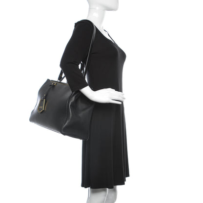Fendi Vitello Elite Regular 2Jours Tote Black 2 of 13
