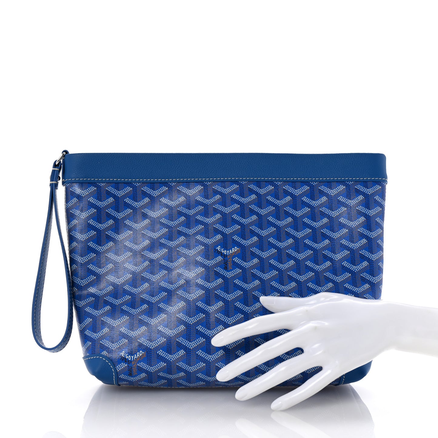 Goyardine Conti Pouch Sky Blue
