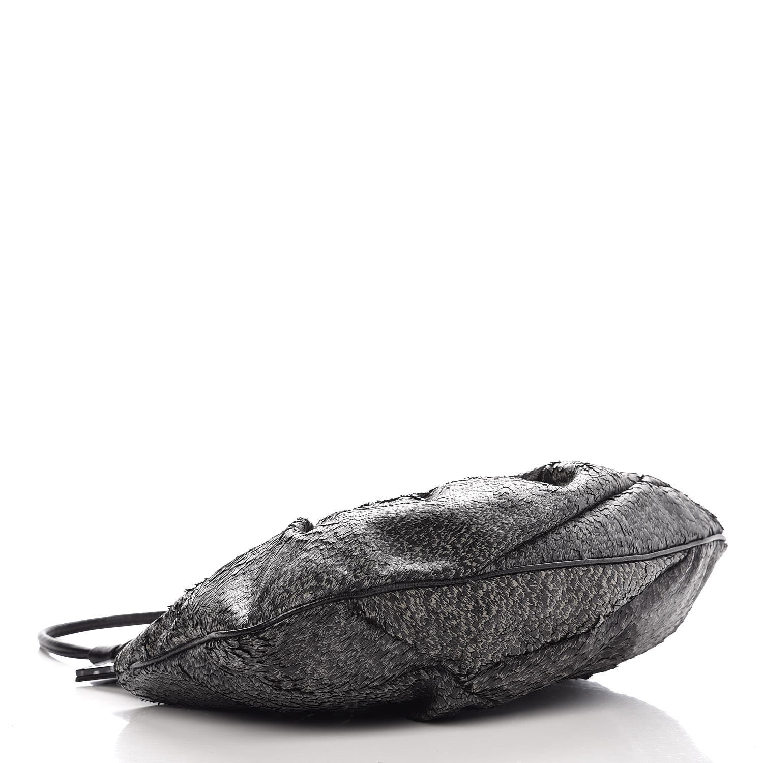 Fendi Calf Hair To You Convertible Clutch Grey 4 of 7