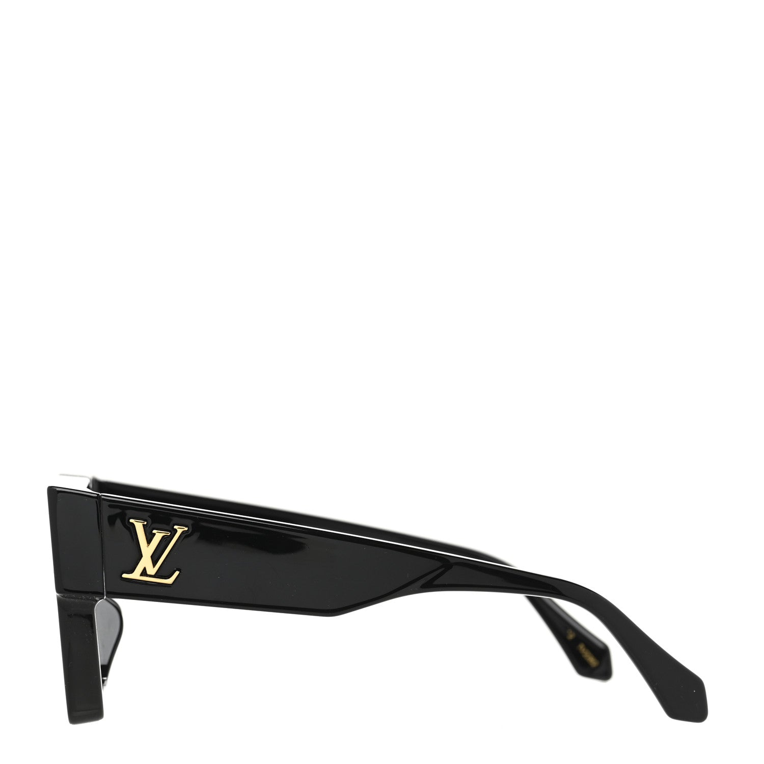 Louis Vuitton Acetate Swarovski Crystal Cyclone Sunglasses Z1578W Black 3 of 8