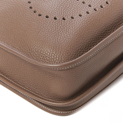 Hermes Taurillon Clemence Evelyne III PM Etoupe 6 of 10