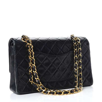 Chanel Lambskin Quilted Medium Double Flap Black 3 of 14