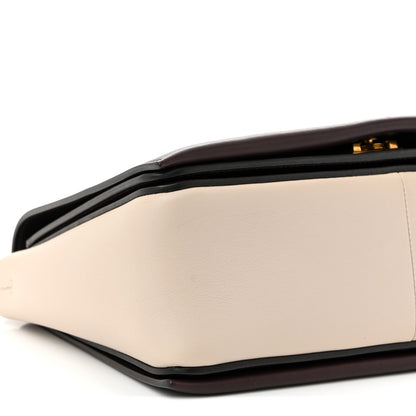 Celine Shiny Smooth Calfskin Medium Frame Shoulder Bag Velvet Desert 9 of 10