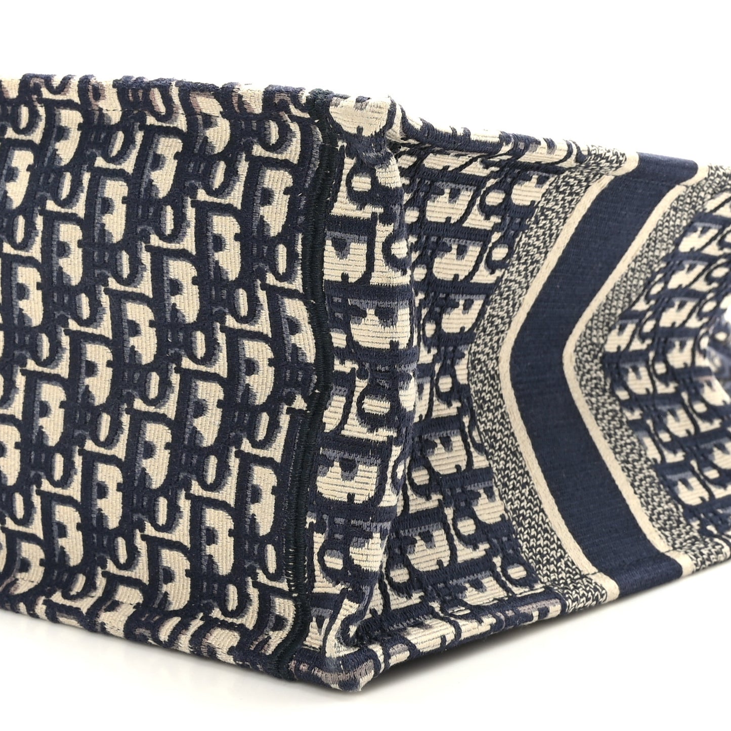 Oblique Medium Book Tote Blue Multicolor