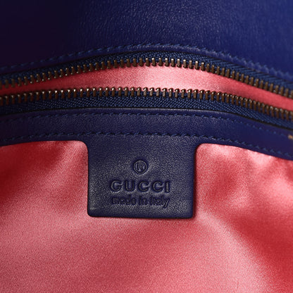 Gucci Velvet Matelasse Medium GG Marmont Shoulder Bag Cobalt Blue 7 of 15