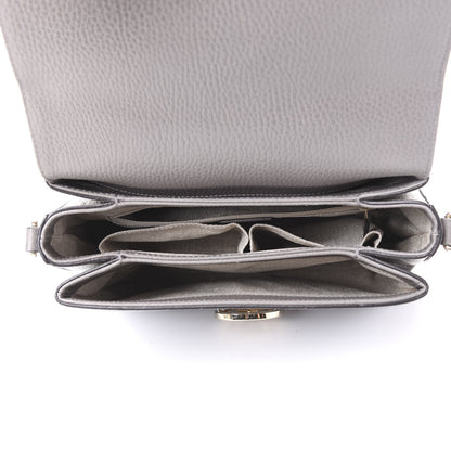 Gucci Dollar Calfskin Interlocking G Top Handle Shoulder Bag Loess 4 of 10