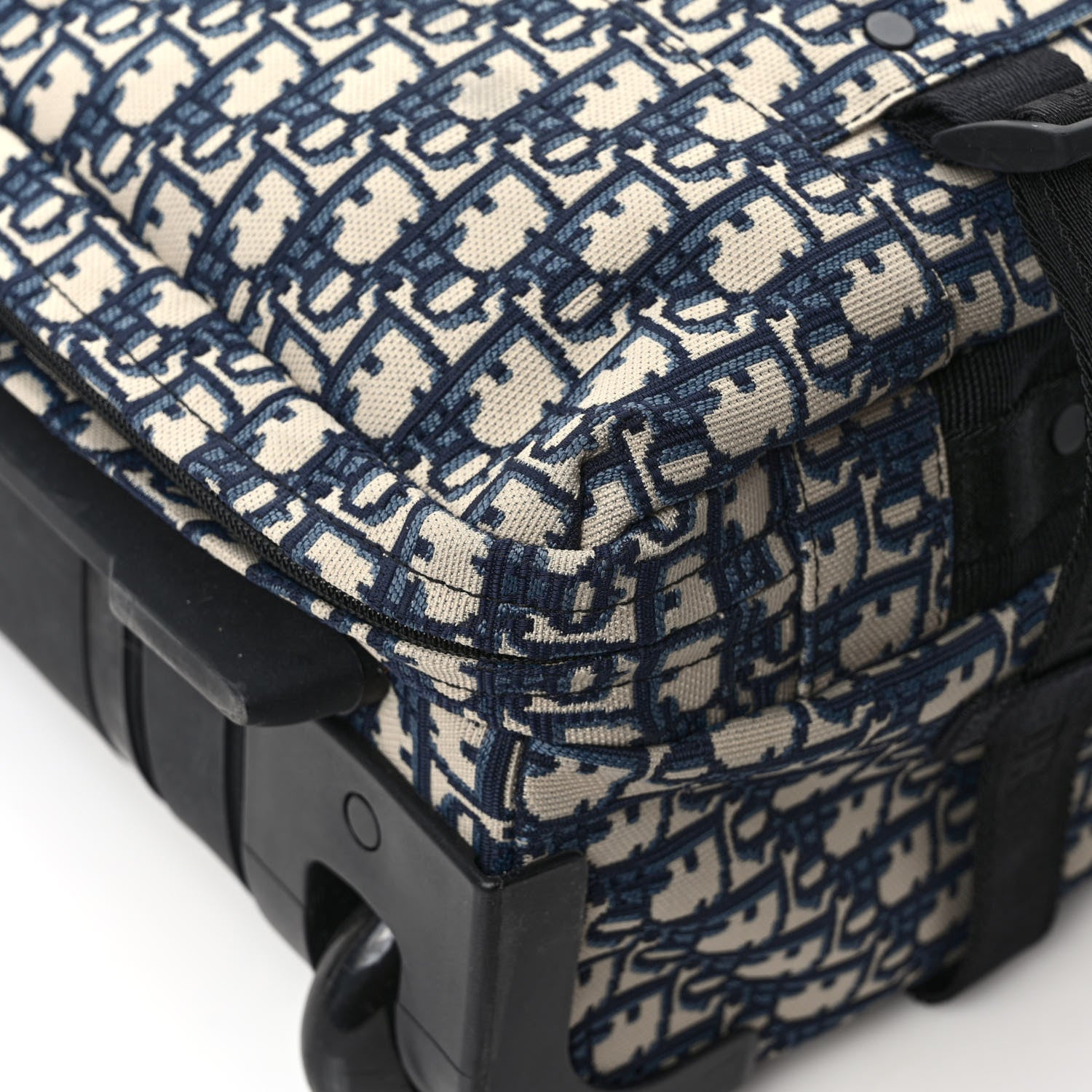 Christian Dior Oblique Small Diortravel Suitcase Blue 9 of 9