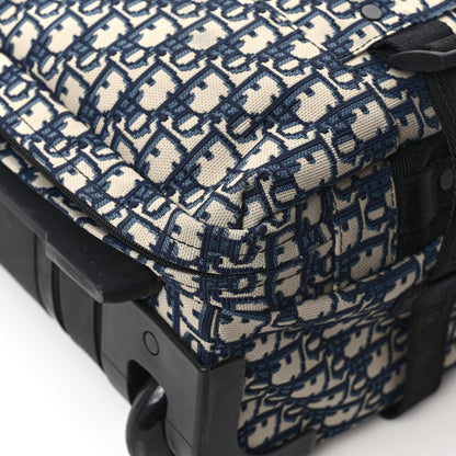 Christian Dior Oblique Small Diortravel Suitcase Blue 9 of 9