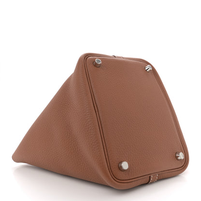 Hermes Taurillon Clemence Picotin Lock 18 PM Gold 4 of 10