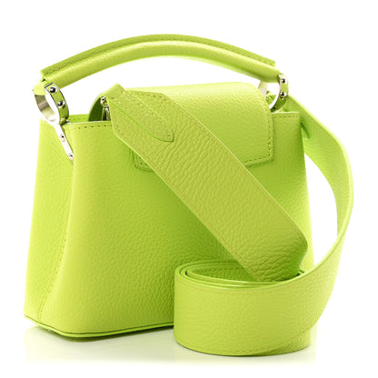 Louis Vuitton Taurillon Mini Capucines Chartreuse 3 of 10
