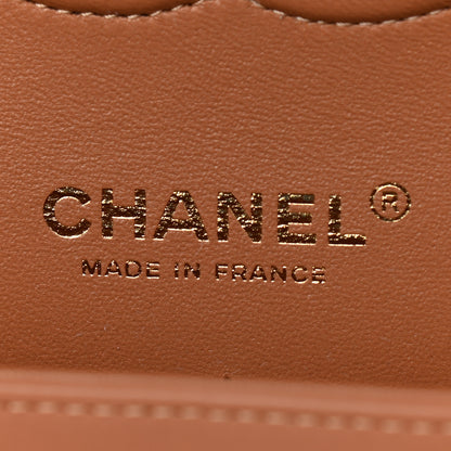 Chanel Lambskin Quilted Medium Double Flap Brown 7 of 8
