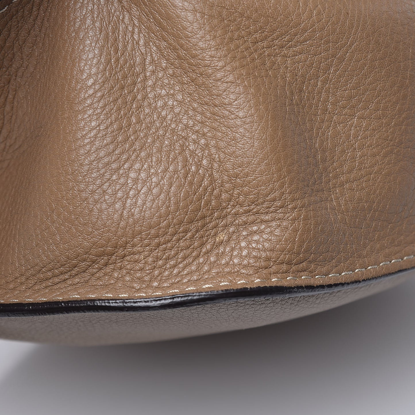 Calfskin Medium Marcie Round Zip Crossbody Bag Nut