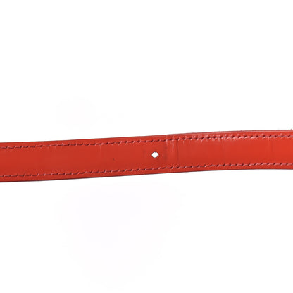 Celine Spazzolato Calfskin Classic Box Medium Flap Vermillion 11 of 15