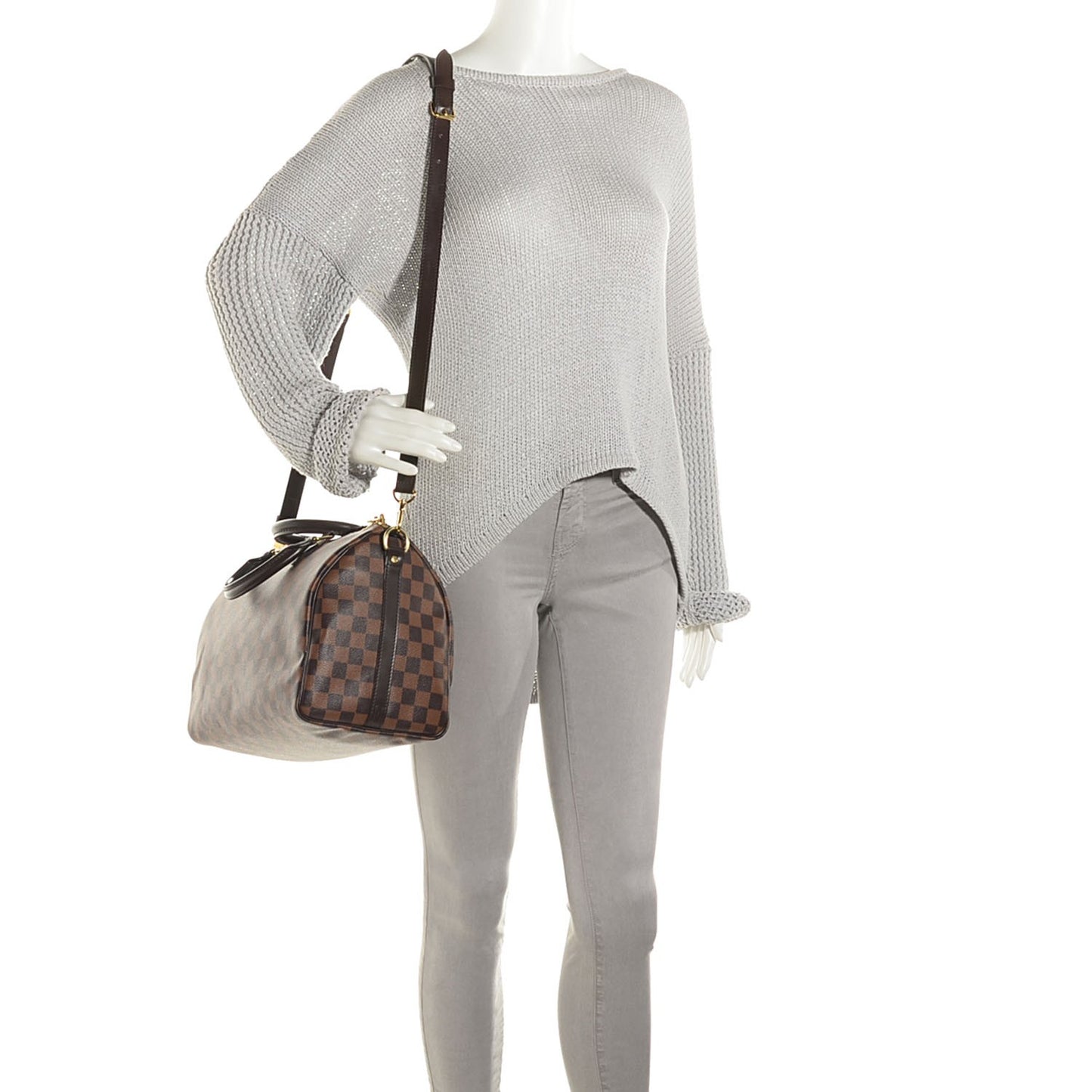 Damier Ebene Speedy Bandouliere 30