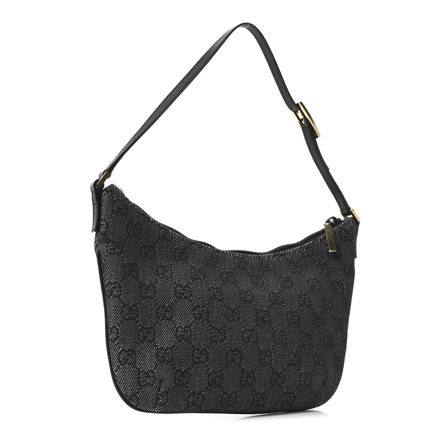 Denim Monogram Pochette Black