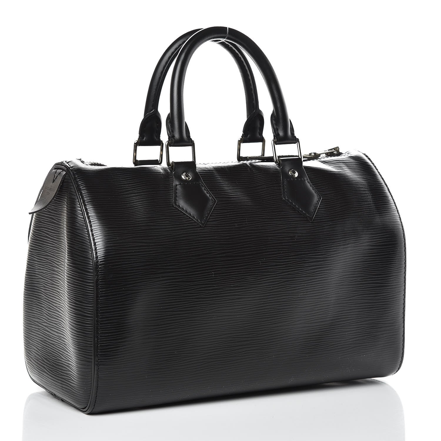 Louis Vuitton Epi Speedy 25 Black 3 of 11