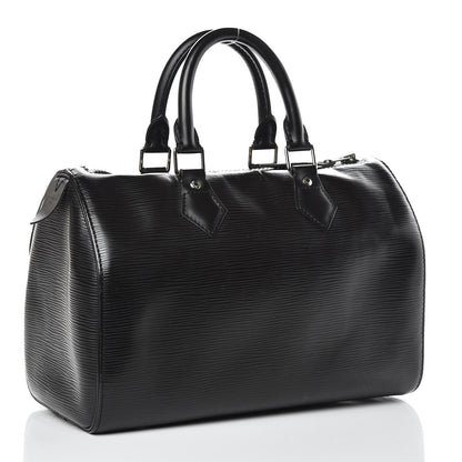 Louis Vuitton Epi Speedy 25 Black 3 of 11