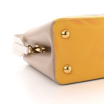 Louis Vuitton Taurillon Artycapucines Henry Taylor MM Snow 8 of 12